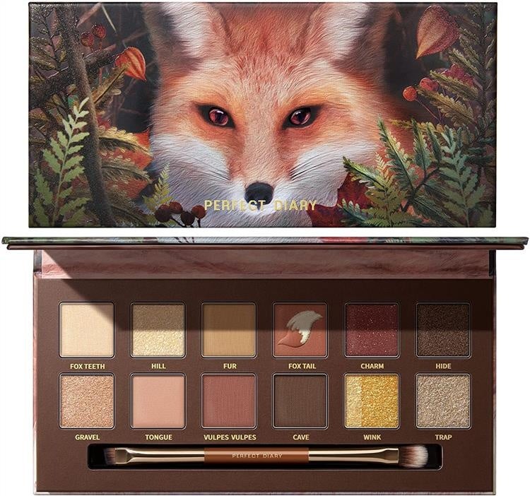 【ロフト】「ロフト ベストコスメ2022」開催！外出する機会が増え、ベースケア＆ベースメイクの需要が加速！のサブ画像11_パーフェクトダイアリー 動物アイシャドウパレット 13赤狐