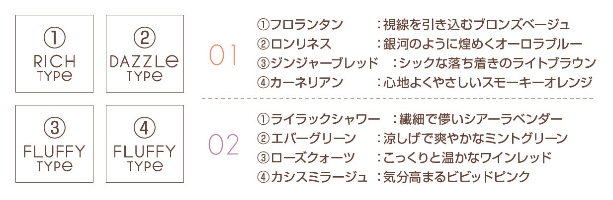 【11月15日】メイクアップブランド『エクセル』から、大人気シングルアイシャドウ「アイプランナー」から生まれた、パレットアイシャドウ第二弾 限定発売のサブ画像2