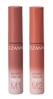 セザンヌから、塗りたての色・艶が続く高密着リップが新登場！大人気の“愛されティントリップ”初のパールタイプや、幻想的な輝きを唇に添える数量限定の透明感美容液リップも同日発売のサブ画像10_左から(ソフトマットタイプ)：M1、M2