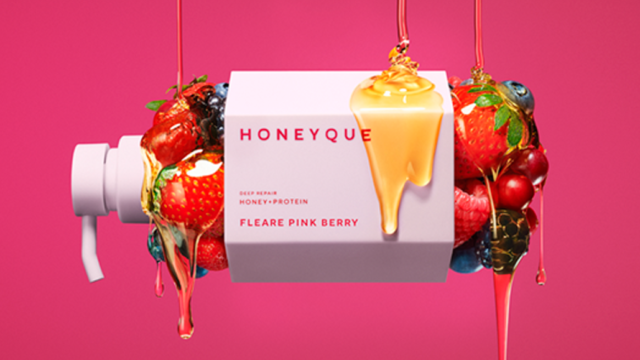 髪の芯から鍛える*¹、本格はちみつヘアケアブランド「ハニーク」から、ベリーとハニーがキュンと甘く香る春の数量限定「ピンクベリー」シリーズが登場！のメイン画像