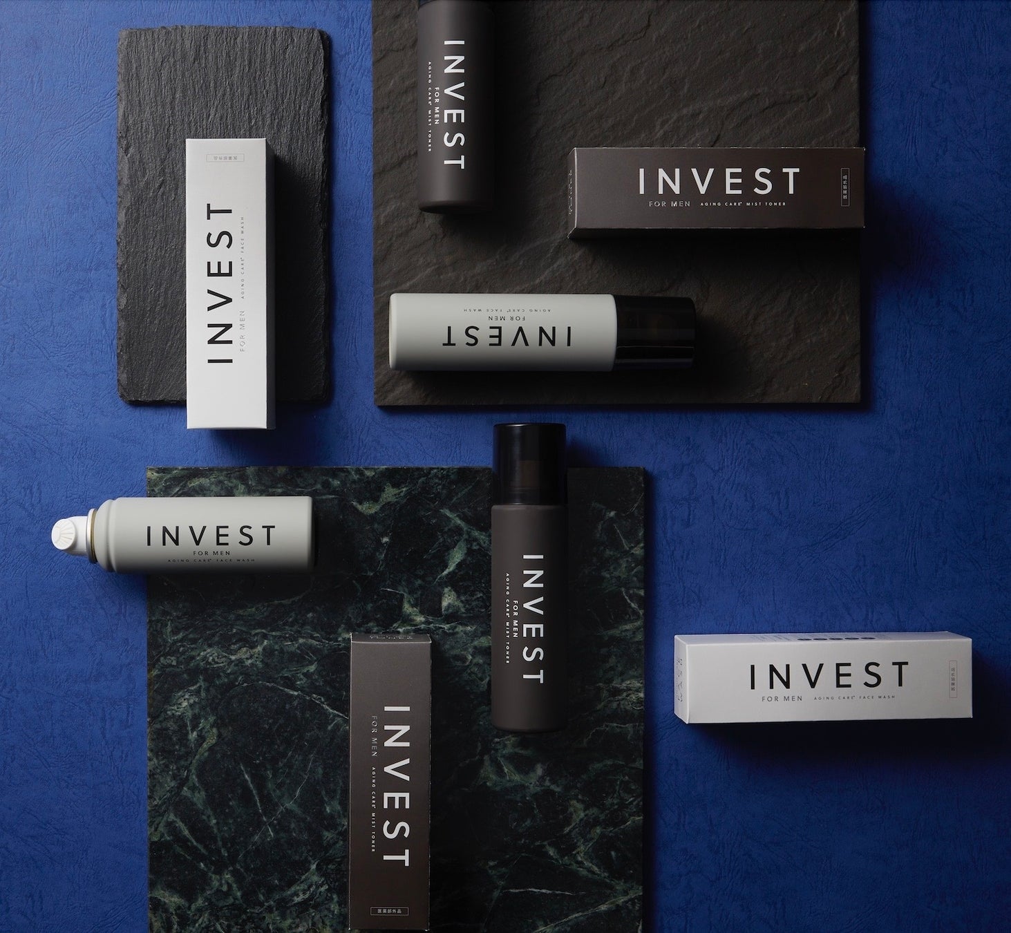 スキンケアを”自己投資”へ。メンズビューティーブランド「INVEST」誕生濃密泡洗顔、炭酸ミスト化粧水を発売のサブ画像1