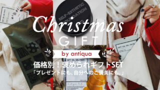 クリスマスプレゼントにも自分へのご褒美にも！おしゃれとキレイが同時に叶う、人気の美容アイテムを贅沢につめこんだ「ANTIQUAオリジナルギフトセット」。のメイン画像