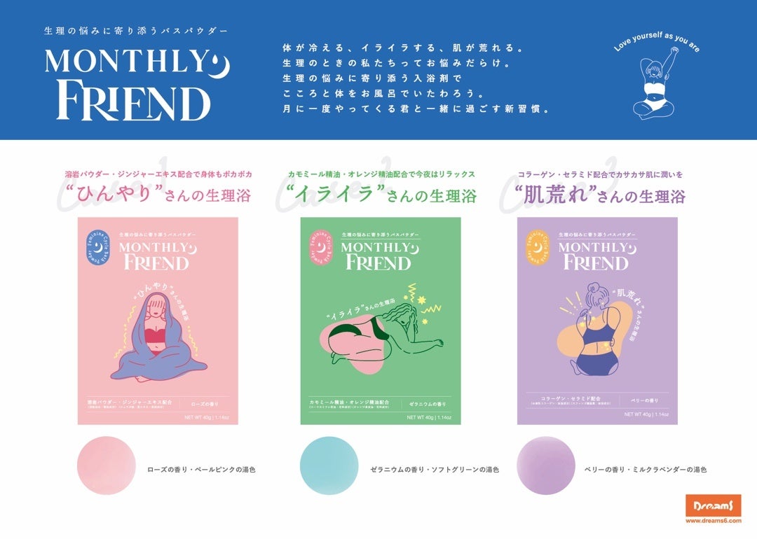 生理浴およびに関連入浴剤企画の背景と今後につきまして【株式会社ドリームズ】のサブ画像1