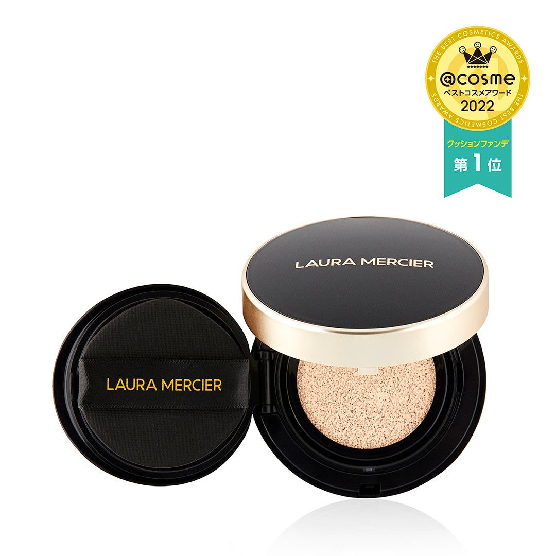 【@cosmeベストコスメアワード2022速報】ローラ メルシエのクッションファンデがベストクッションファンデ 第1位を2年連続で獲得！のサブ画像1