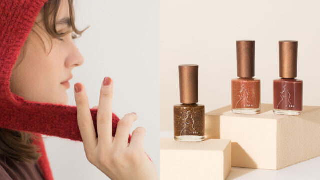 「rihka」から、体温がじんわりと上がる感覚になるカラーを詰め込んだ、ホリデー限定ネイルコレクション「cozy」を12月10日より新発売のメイン画像