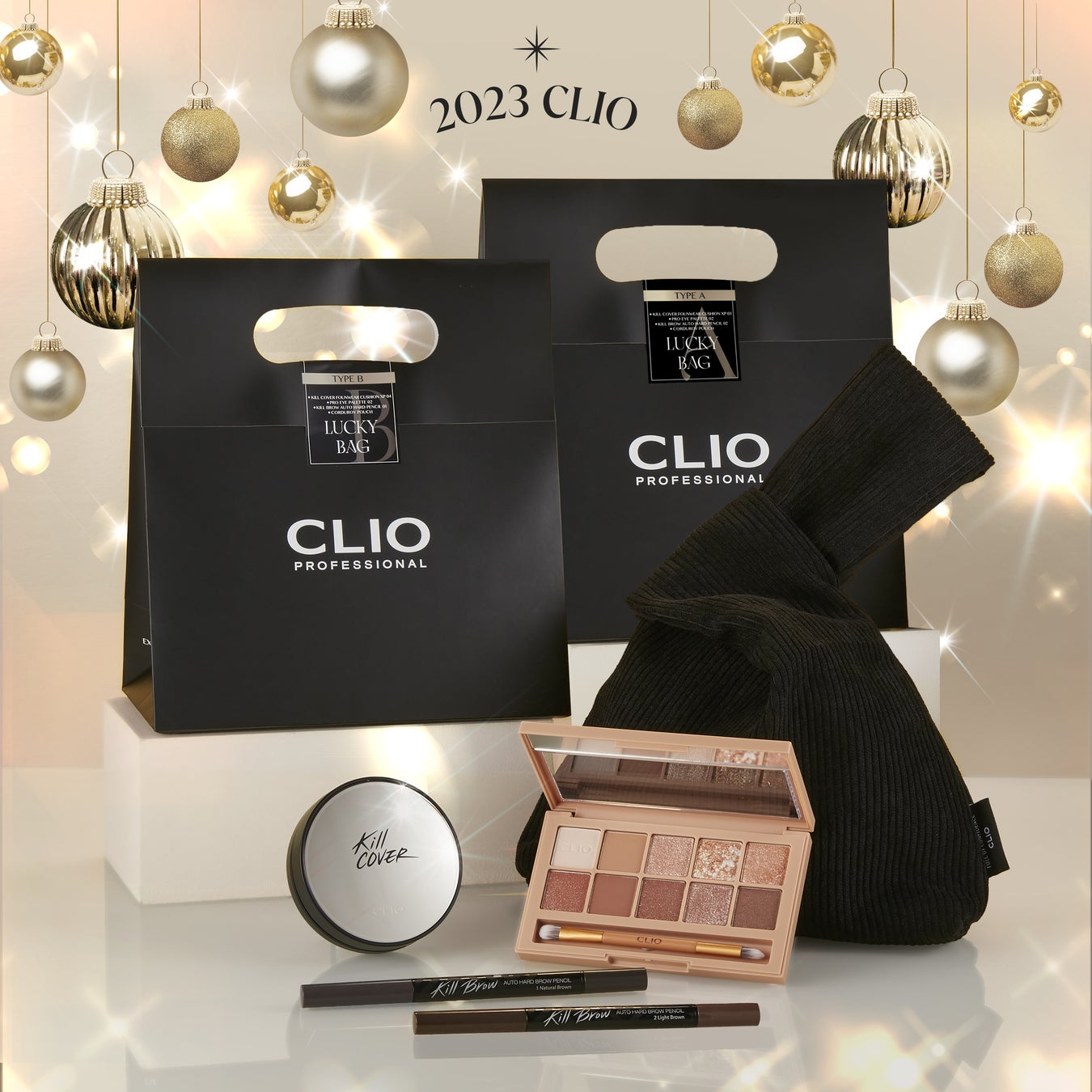 毎年完売！人気韓国コスメ【CLIO】【peripera】の「2023年ラッキーバッグ」販売開始のサブ画像1