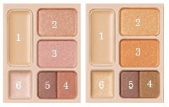 【ノエビア】メイクアップブランド「ノエビア アクトリース」から、春めく色と質感でつやのある上品な目もとに導くアイカラーを発売のサブ画像2_（左から）シャイニーピンク、サニーオレンジ