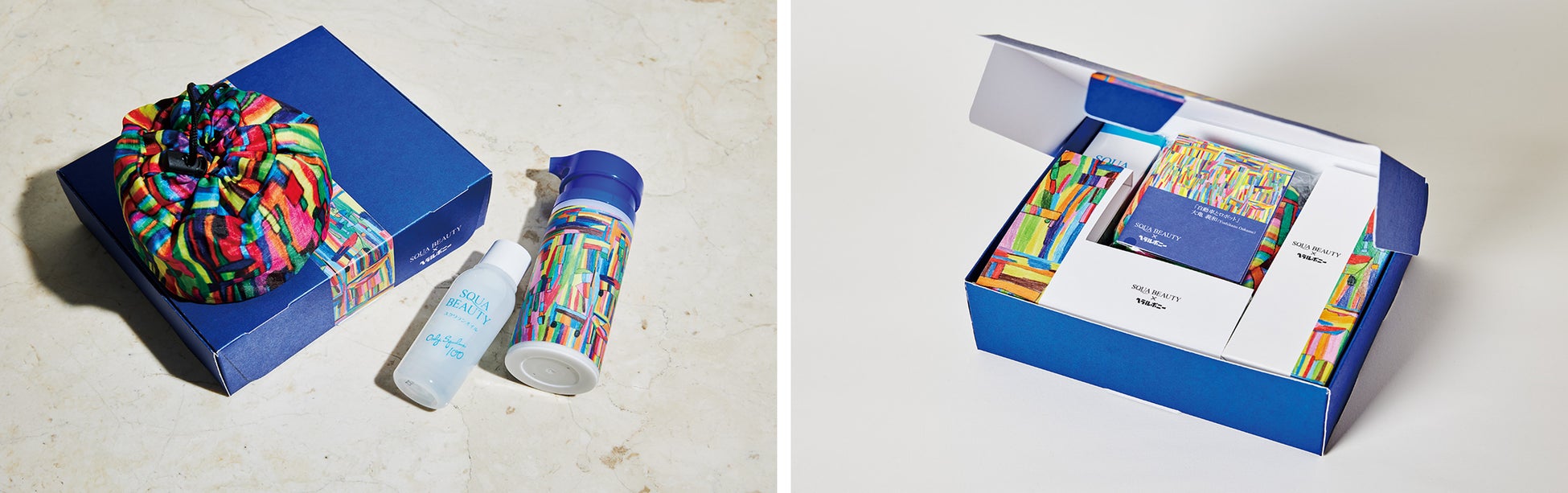 生協の人気スキンケアブランド「スクワビューティ」数量限定で発売！ヘラルボニーコラボアートエコバッグ付限定セットを本日12月1日（木）より全国で発売開始！のサブ画像2