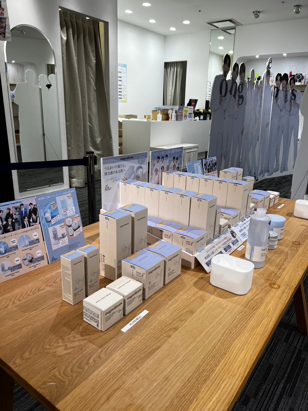 昨年2022年初来日ツアーをはたした人気K-POPアイドルグループ＜TREASURE＞(トレジャー)がアンバサダーの、韓国コスメブランド「ongredients」POPUPストアをなんばで初開催!!のサブ画像2_ongredients 新宿マルイ