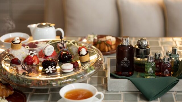 大阪・堂島浜のホテルZentis Osakaとコラボレーション　モルトンブラウンのフレグランスをイメージしたバレンタイン限定スイーツ＆カクテル　2023年2月１日（水）～2月28日（火）のメイン画像