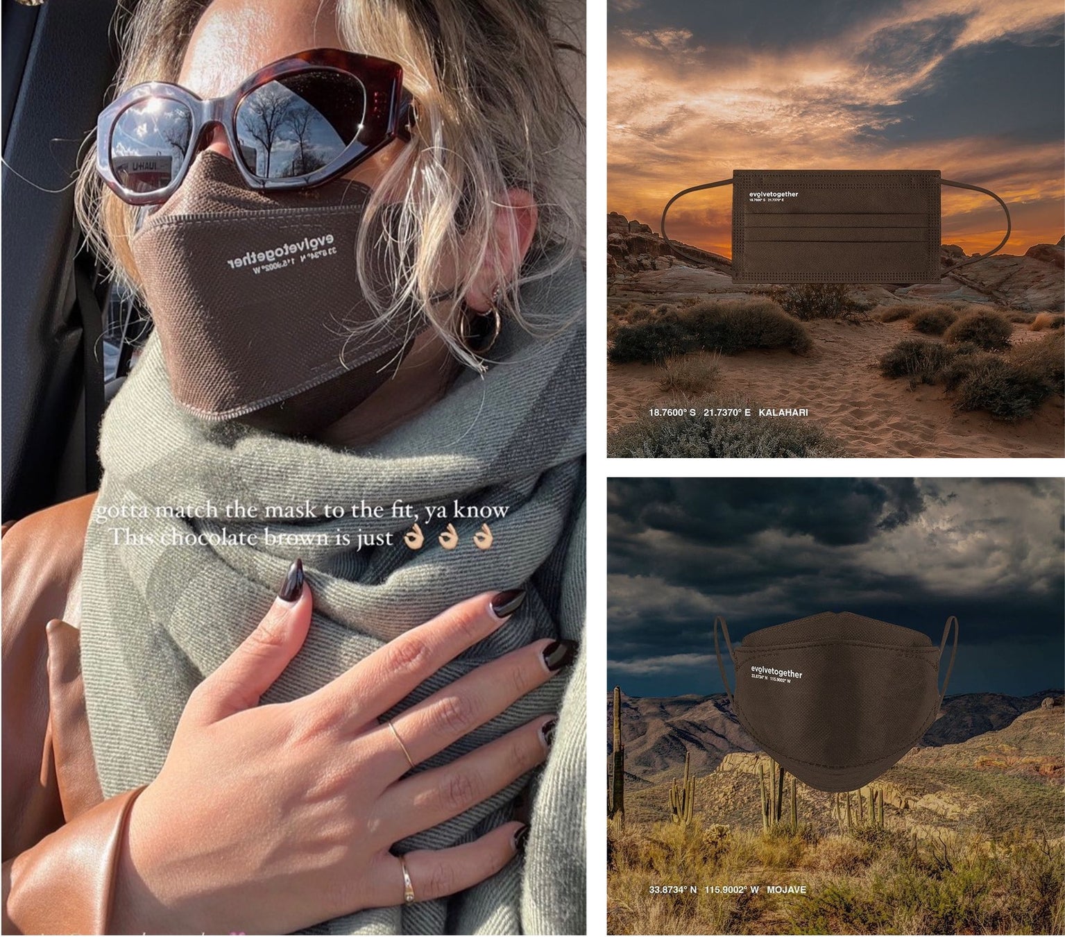 NY発パーソナルケアブランド「evolvetogether」から新色マスクのブラウン2型が日本初上陸！のサブ画像1