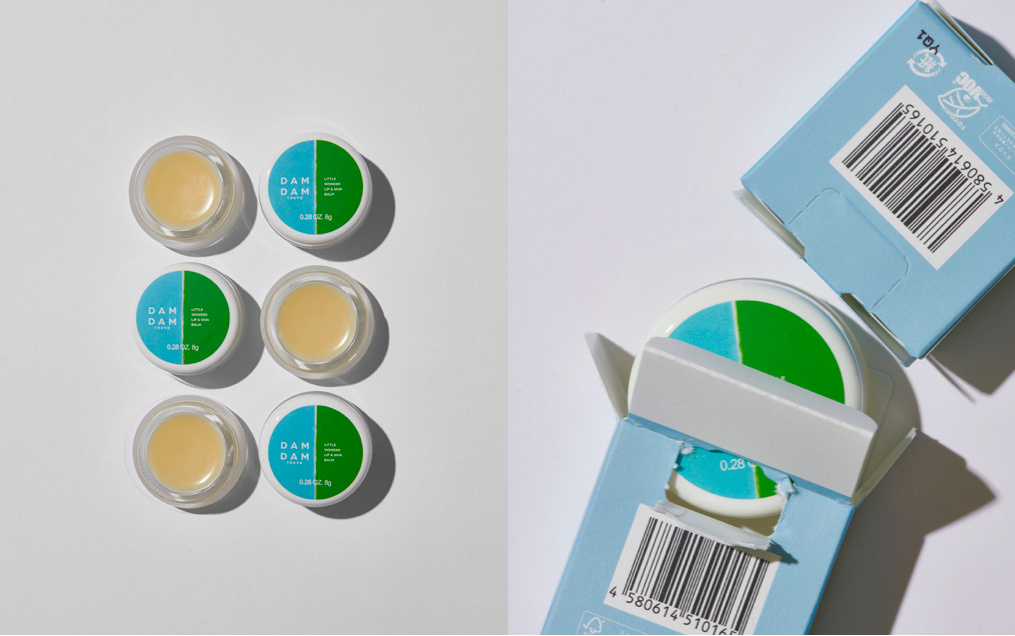 【 DAMDAM（ダムダム）】ヴィーガン対応へリニューアルした「リトルワンダーリップアンドスキンバーム」を、1月21日（土）より順次発売のメイン画像