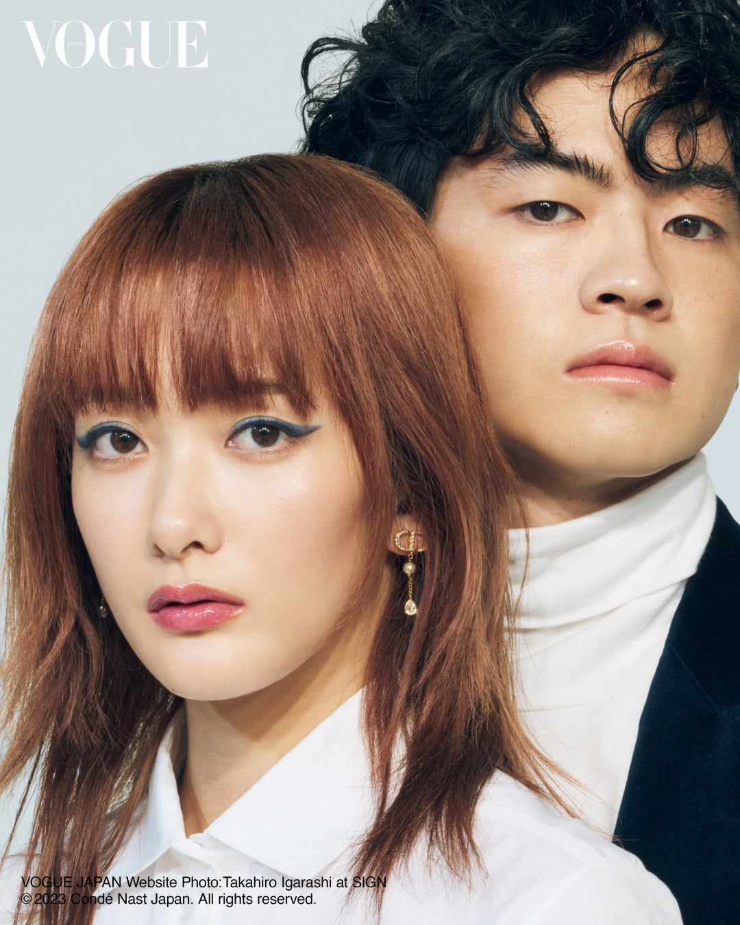 日本を代表するアーティストへの階段を登り始めた緑黄色社会が『VOGUE JAPAN』に登場！パルファン・クリスチャン・ディオール伝説のリップを纏ったスペシャルシューティング公開。のサブ画像2_VOGUE JAPAN Website PhotoTakahiro Igarashi at SIGNO ©2023 Condé Nast Japan. All rights reserved.