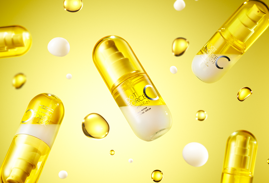 毛穴悩みにトータルアプローチするスキンケアブランド「DOT FORCE（ドットフォース）」より、ビタミンC配合の2層美容液がデビュー！のメイン画像