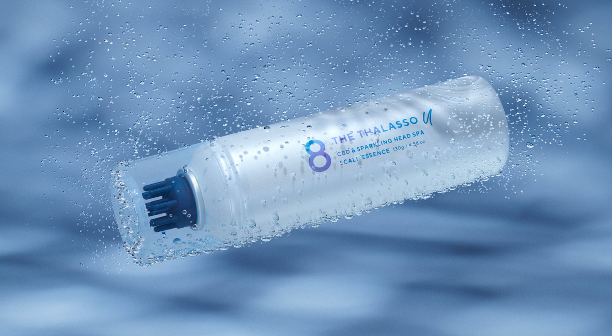 パチパチ弾けてスッキリ、頭皮の炭酸美容液！サロンのような炭酸ヘッドスパ体験が自宅で叶う「スキャルプエッセンス」が「エイトザタラソ ユー」から新登場。のサブ画像1