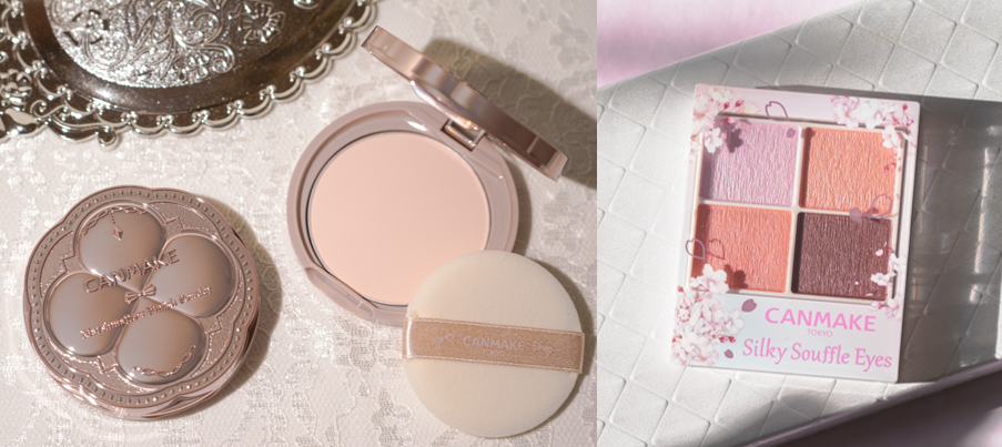 【キャンメイク】大人気のマシュマロフィニッシュパウダーとシルキースフレアイズから限定パッケージの新色が２月下旬より登場！のメイン画像