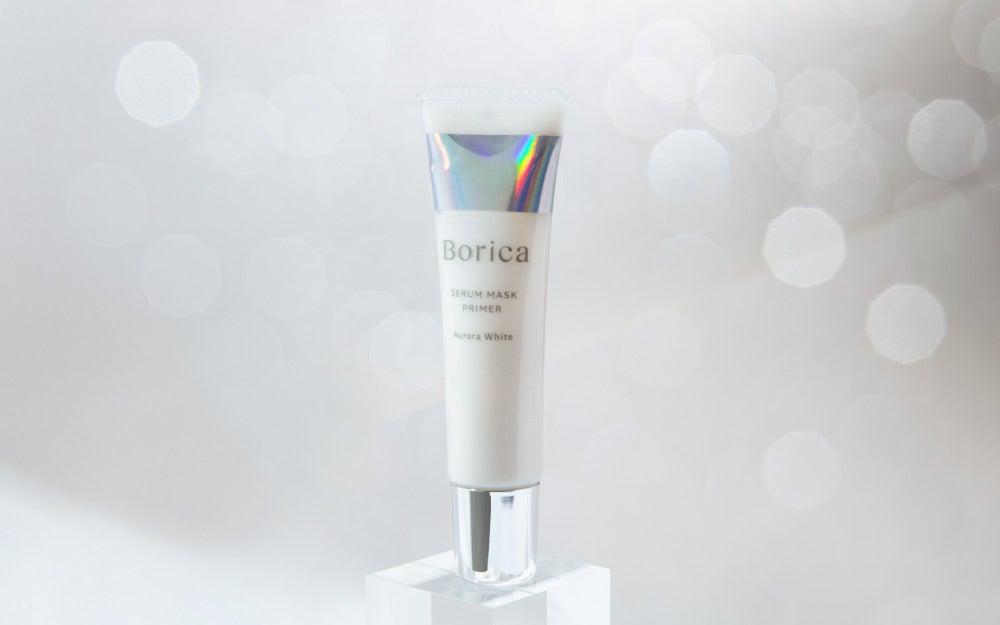 【累計出荷個数50万個突破】Boricaシリーズ内売上No.1！美容液マスクプライマーからくすみを飛ばして透明感を演出する限定色＜オーロラホワイト＞発売！のサブ画像2