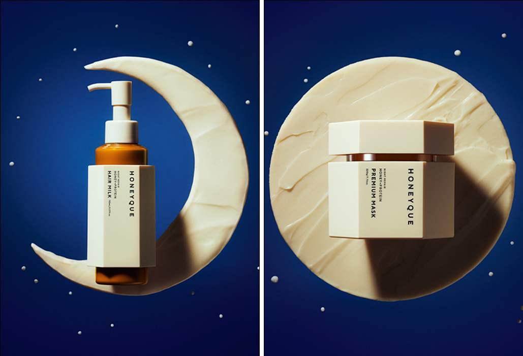 髪の芯から鍛えるヘアケアブランド「HONEYQUE（ハニーク）」より、夜に美髪を仕込んで質感が変わる「蜜髪ミルク」と「蜜髪マスク」が新発売！のメイン画像