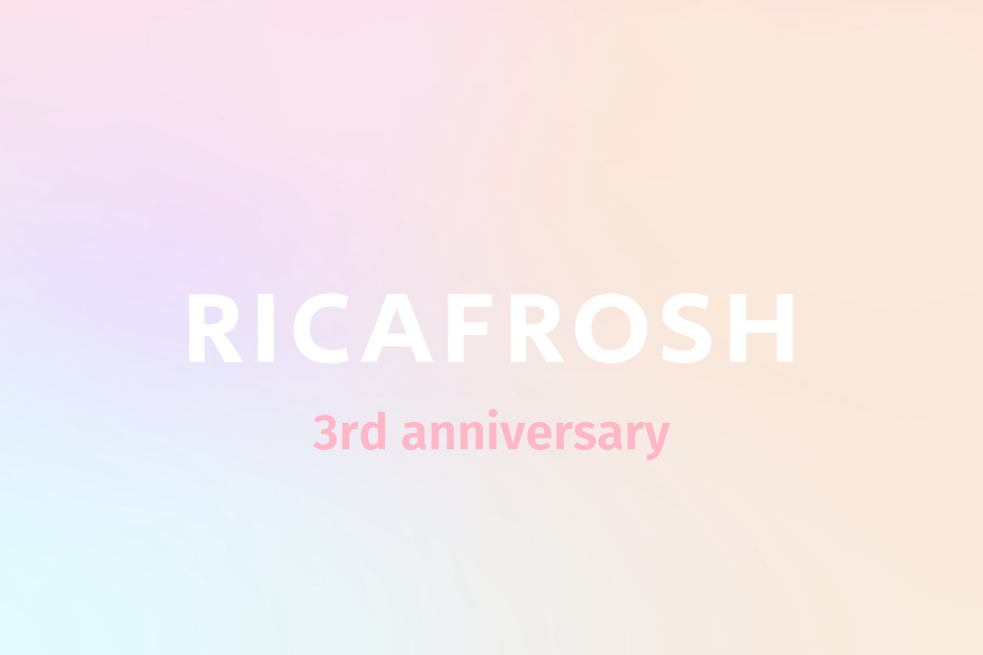 コスメブランド『RICAFROSH』ブランド誕生から3周年を記念した特別企画を実施「RICAFROSHコスメ自販機」「3rd anniversary box」を展開のサブ画像1