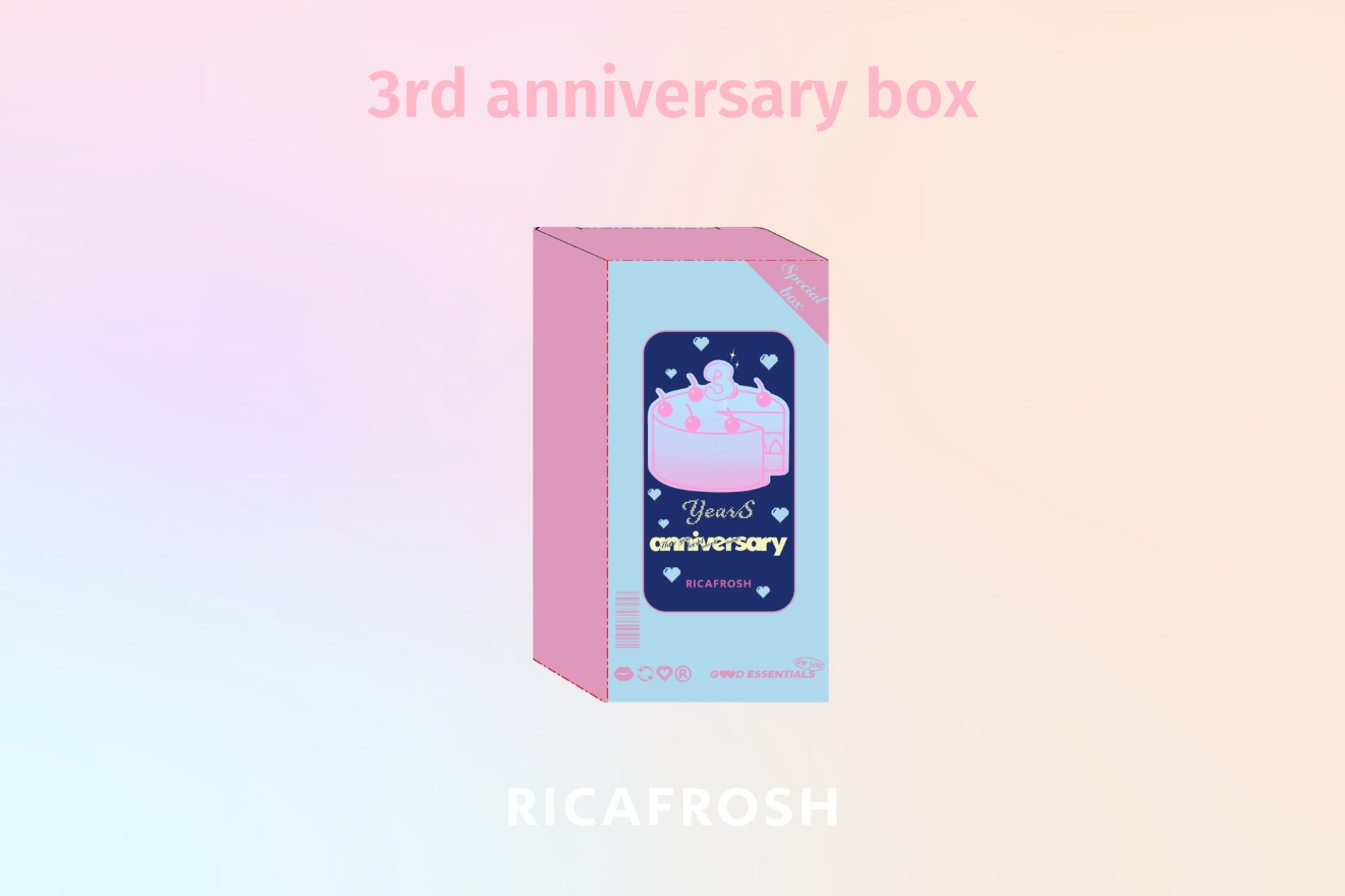 コスメブランド『RICAFROSH』ブランド誕生から3周年を記念した特別企画を実施「RICAFROSHコスメ自販機」「3rd anniversary box」を展開のサブ画像4