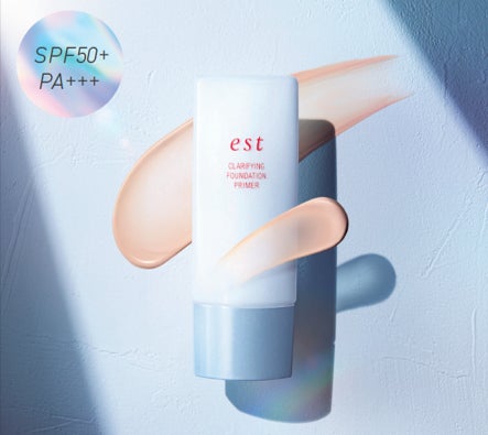 大人の夏に、くすみのない美しさを。メイクの皮脂ぐすみ＊1を防ぐトーンアップ＊2プライマー「エスト クラリファイイング ファンデーション プライマー」（花王）を2023年4月21日（金）、数量限定で発売のサブ画像1