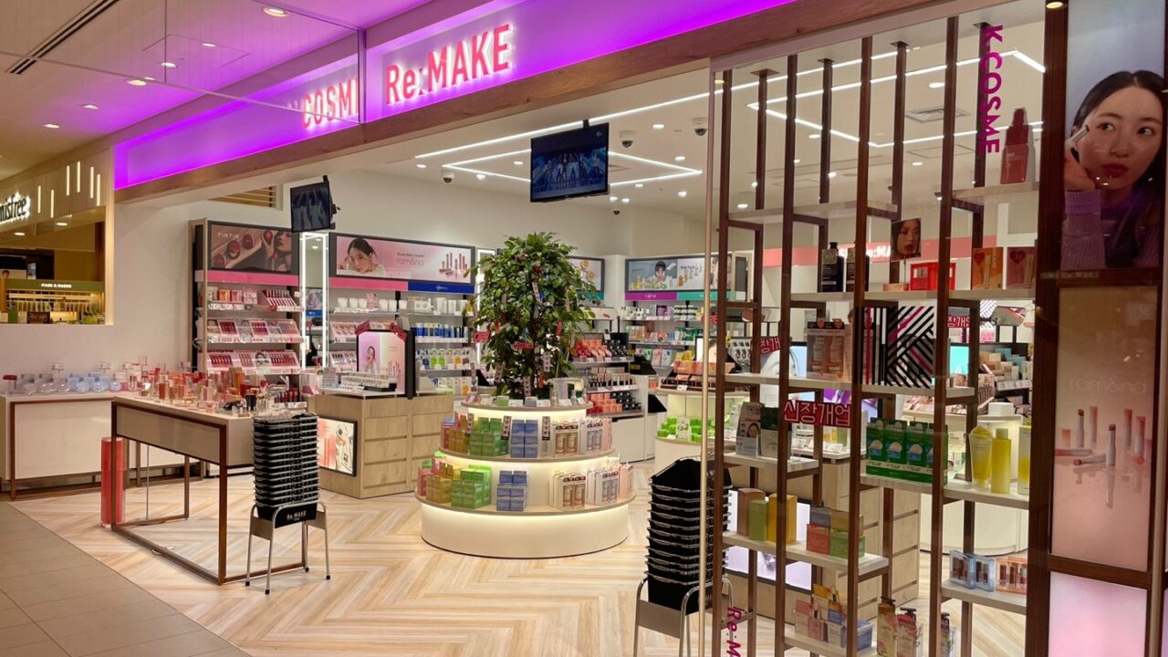 梅田エリア最多級の品揃えブランドも！韓国コスメ専門店「COSME Re:MAKE ルクア大阪店」オープン2023年2月22日(水) ルクア8F　オープン記念キャンペーン開催中のメイン画像
