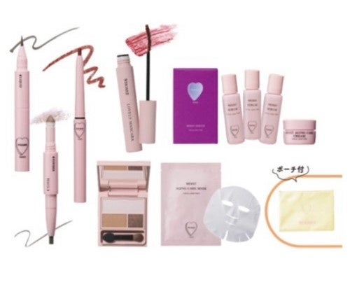 セレクトコスメショップ「shop in（ショップイン）」ご好評の声にお応えし、コスメフェス『Fan Fun Cosme！』の春開催が決定のサブ画像6_約67％もお得 コスメ6品にオリジナルポーチ付き 「WHOMEE(フーミー) スペシャル福袋」3,500円