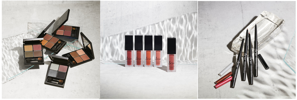 &be（アンドビー）不動の人気を誇る3製品にこだわりの新色が登場。2023年春はこのカラーで決まり！新色パレットアイシャドウ・リキッドルージュ・ペンシルアイライナーが3月9日（木）発売開始のメイン画像