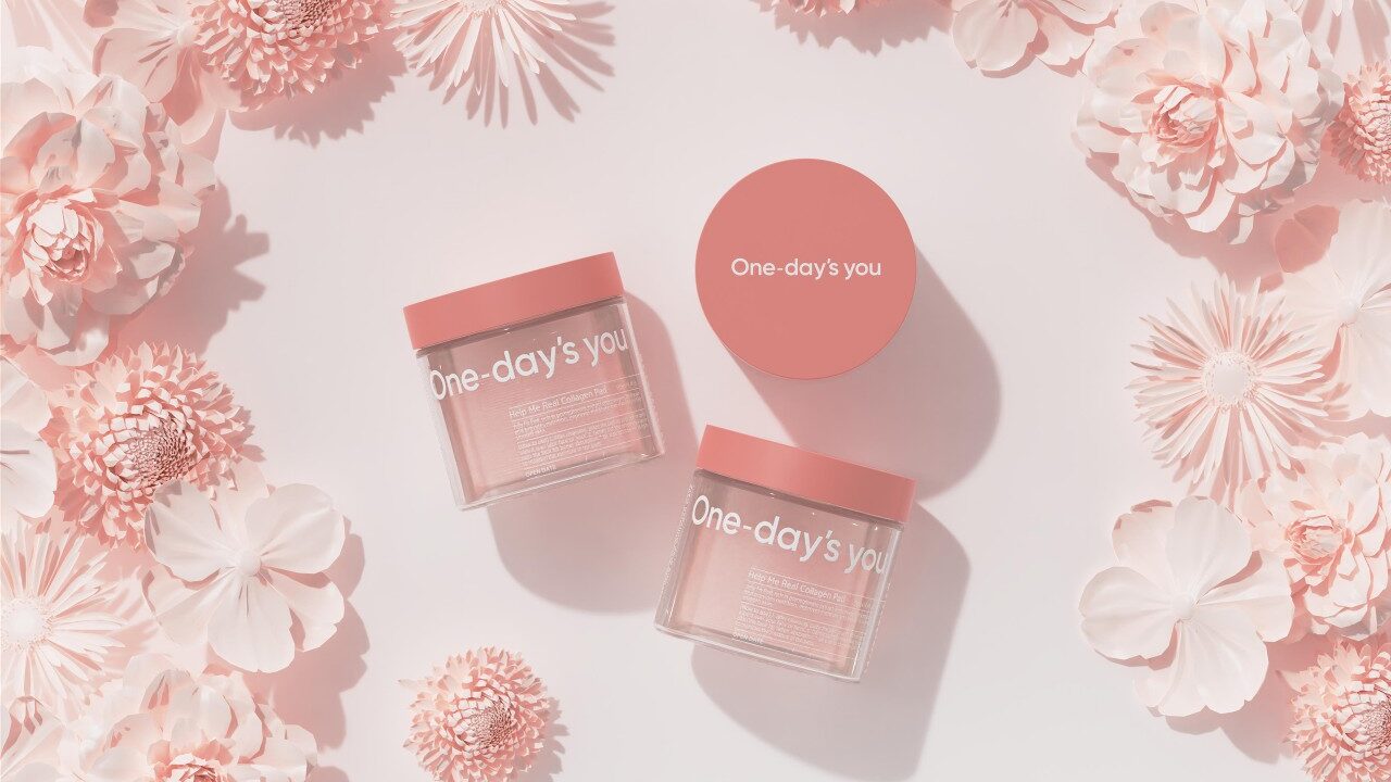 韓国の新定番！美容液パッドで毎日簡単にスキンケアを　One-day’s you ヘルプミーリアルコラーゲンパッドがバラエティショップ先行で３月３日より新発売のメイン画像