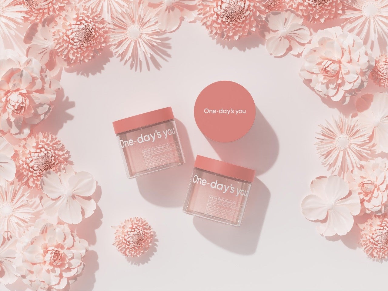 韓国の新定番！美容液パッドで毎日簡単にスキンケアを　One-day’s you ヘルプミーリアルコラーゲンパッドがバラエティショップ先行で３月３日より新発売のサブ画像1