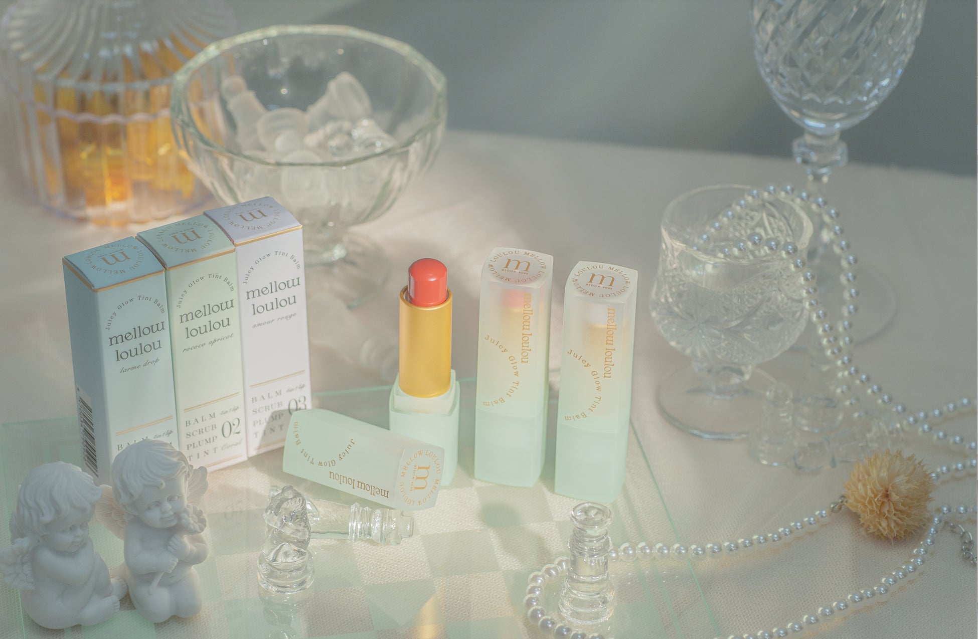 新コスメブランド『mellow loulou（メロウルル）」から4in1リップバーム「Juicy Glow Tint Balm（ジューシーグロウ ティントバーム）」が新登場！のサブ画像1