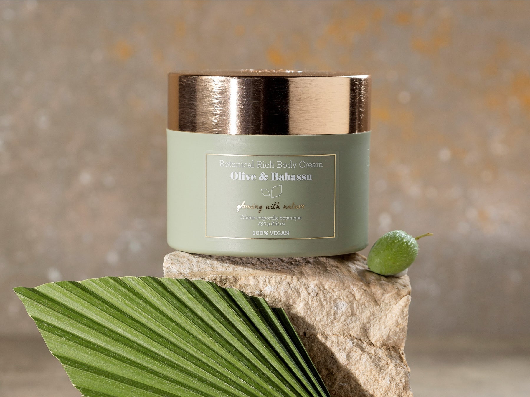 【Laline年間売上No,1】100%ヴィーガン「Olive&Babassu ボタニカルリッチボディクリーム」が累計販売数5万3,000個を突破のサブ画像1