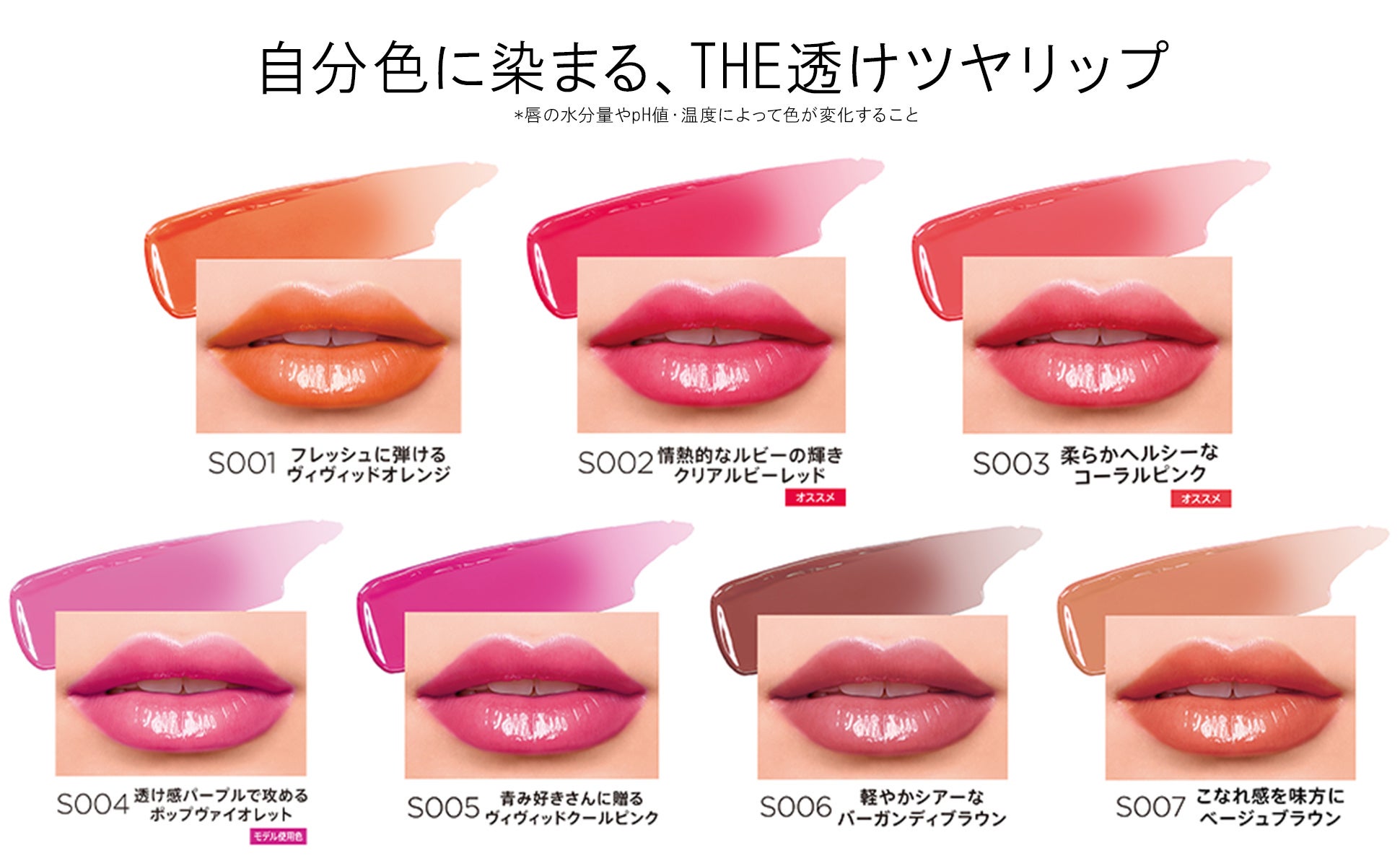 RIMMELの「美容液オイルティント」シリーズからとろけるようなうるおいで満たす、シアーリップが3月3日（金）に新登場。のサブ画像5