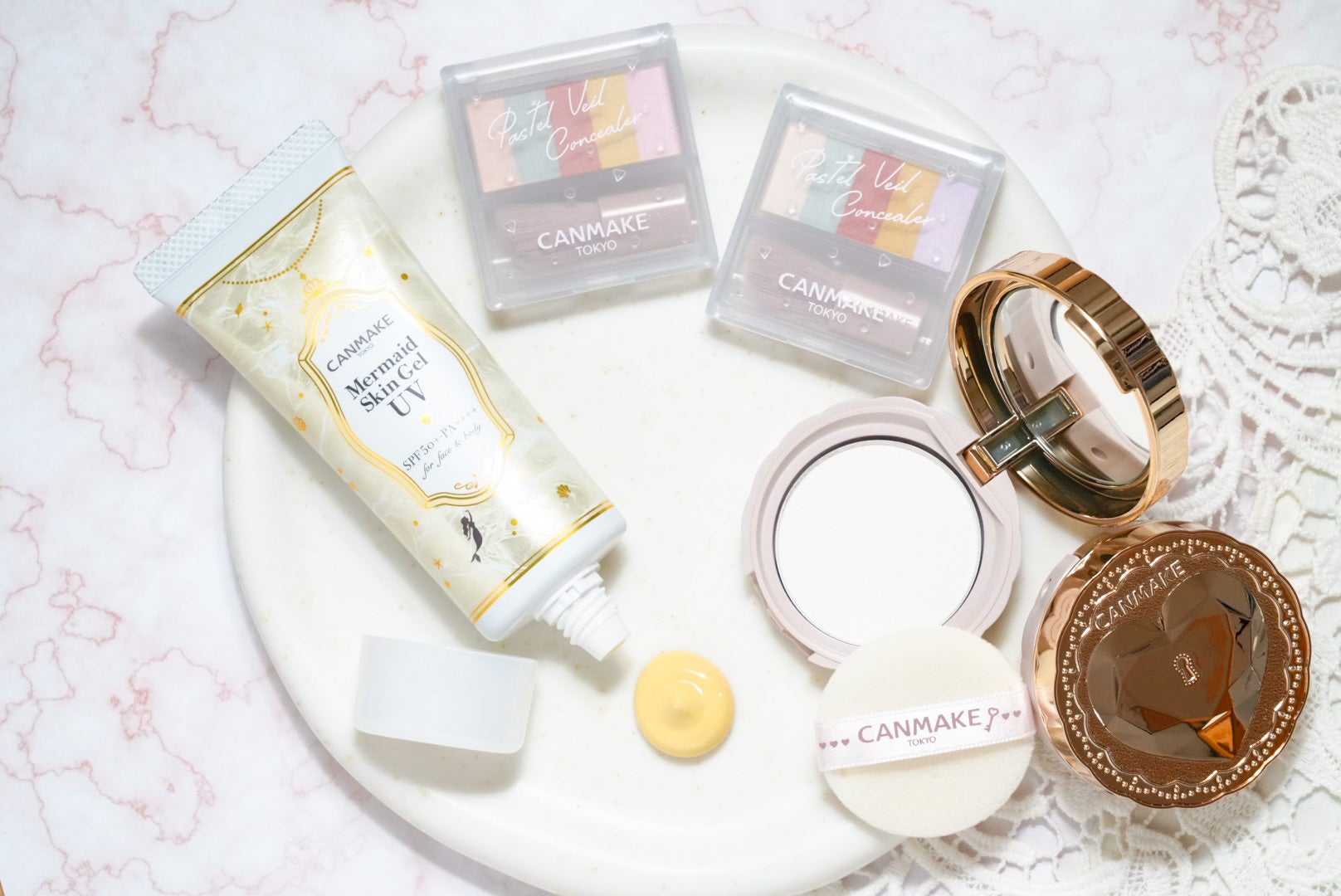 【キャンメイク】カラーのヴェールで肌悩みをふわっとぼかすパウダーコンシーラーが新登場！薬用スキンケアパウダーや全身用ＵＶジェルも４月下旬に同時発売のサブ画像1