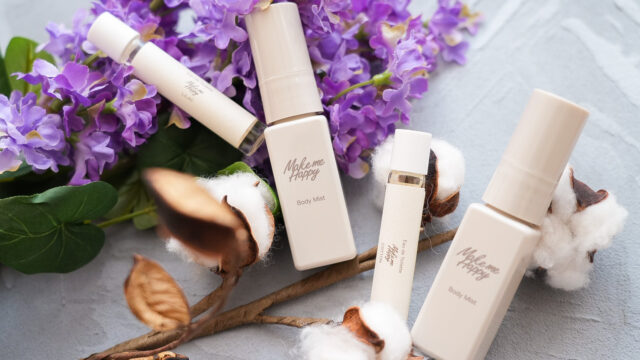 フレグランスブランド「メイクミーハッピー」 ボディミスト＆オードトワレからほんのり甘いフローラルの香り「LILAC」と洗いたてのシーツのような「COTTON」の香りが4月下旬より登場のメイン画像