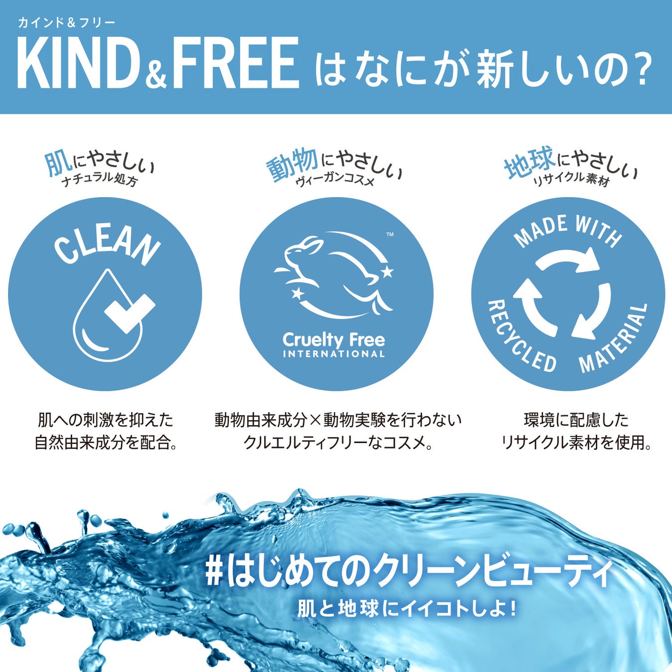 ロンドン発のグローバルコスメブランドRIMMEL から、ヴィーガンのクリーンビューティコスメ「KIND&FREE™」が新登場！のサブ画像3