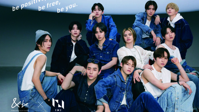 INIが＆be新アンバサダーに就任！初のコスメCMに挑戦！4月19日（水）より新CM「be positive, be free, be you」のメイン画像