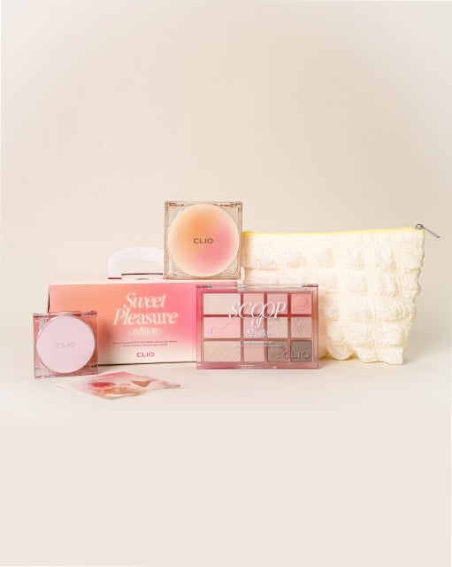 大人気の韓国発メイクアップブランド「CLIO」より、日本限定「SWEET PLEASURE」企画セットが登場！のサブ画像1