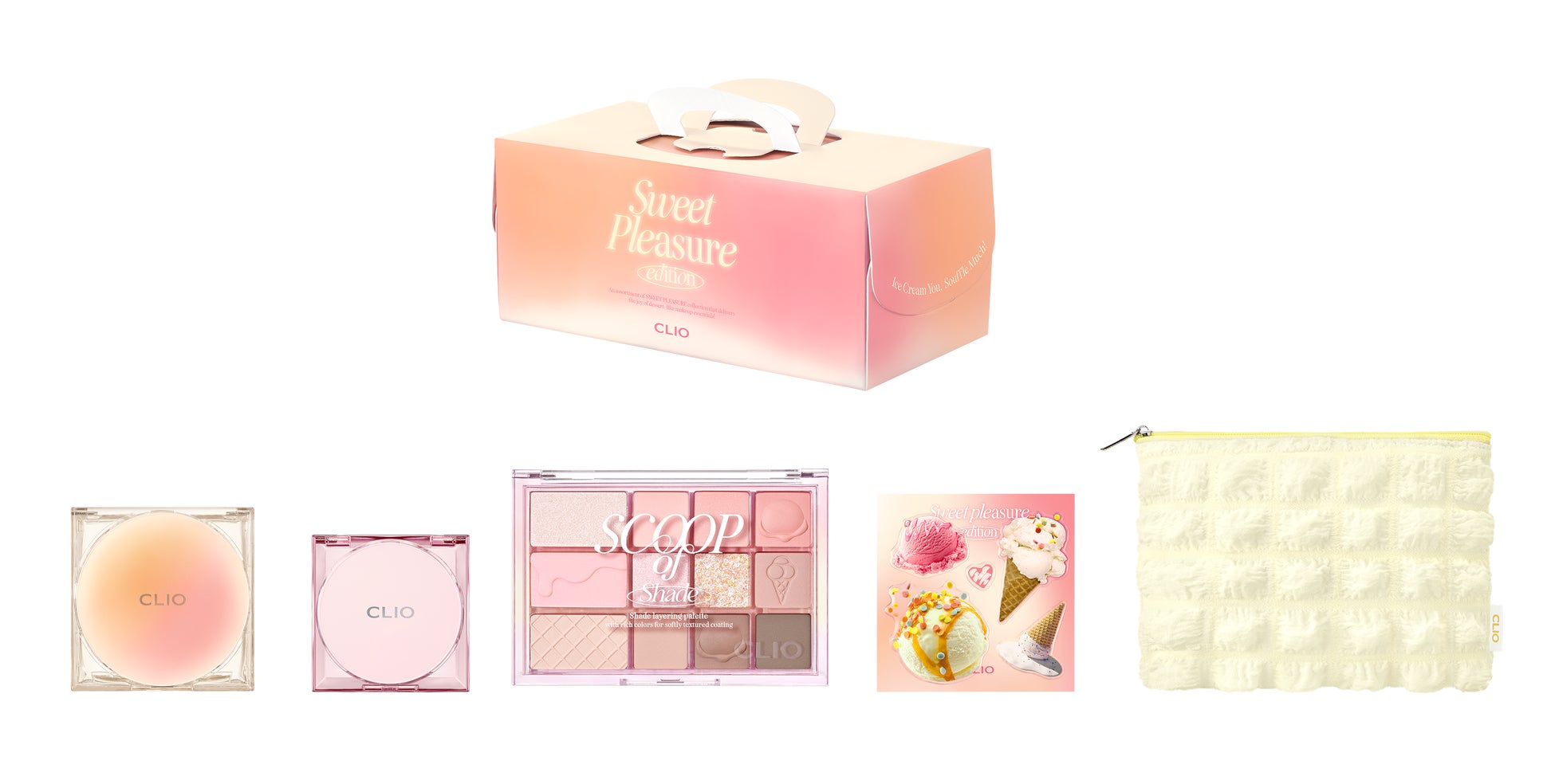 大人気の韓国発メイクアップブランド「CLIO」より、日本限定「SWEET PLEASURE」企画セットが登場！のサブ画像2