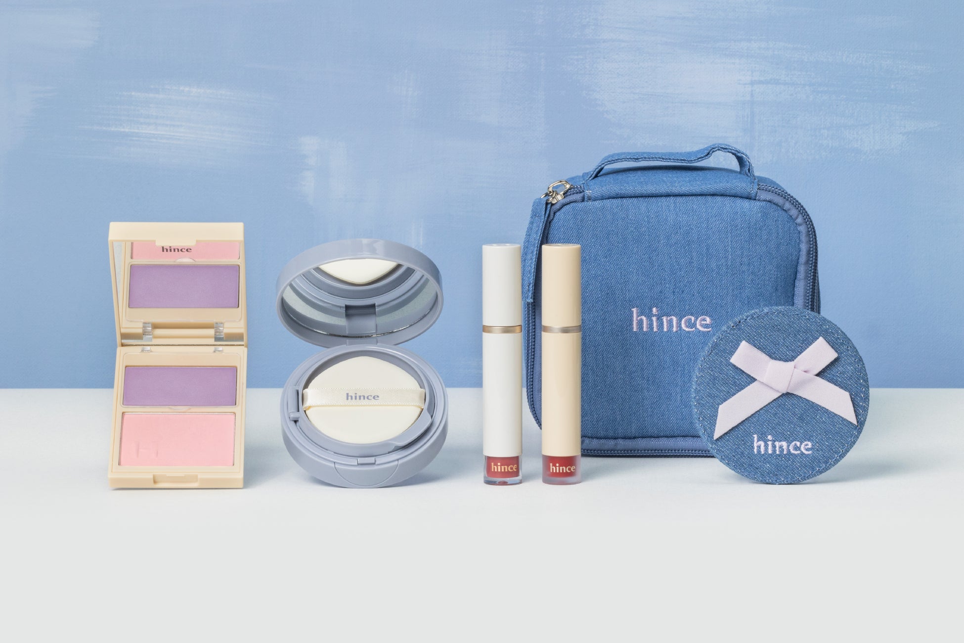 シルキー肌がずっと続く　新感覚メッシュ&マットクッション　hince『セカンドスキンメッシュマットクッション』発売のサブ画像7_「マットクッション企画セット」 ¥7.440円（税込）