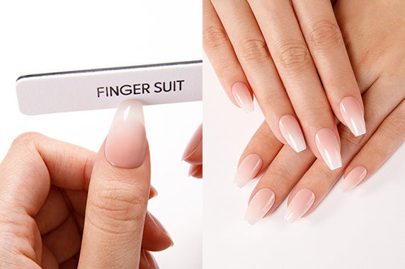 韓国発のネイルチップブランドFINGER SUITが、BESTデザイン11種をグルータイプで発売！ 強力なミニグルー付きのオールインワンキットで、初心者からプロまでハイクオリティなネイルが1分で完成！のサブ画像12