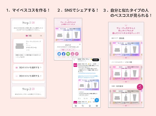 【VOCEウェブサイト】『マイベスコスツール』機能をリリース！　2023上半期ベストコスメシーズンを一緒に盛り上げましょう！のサブ画像3
