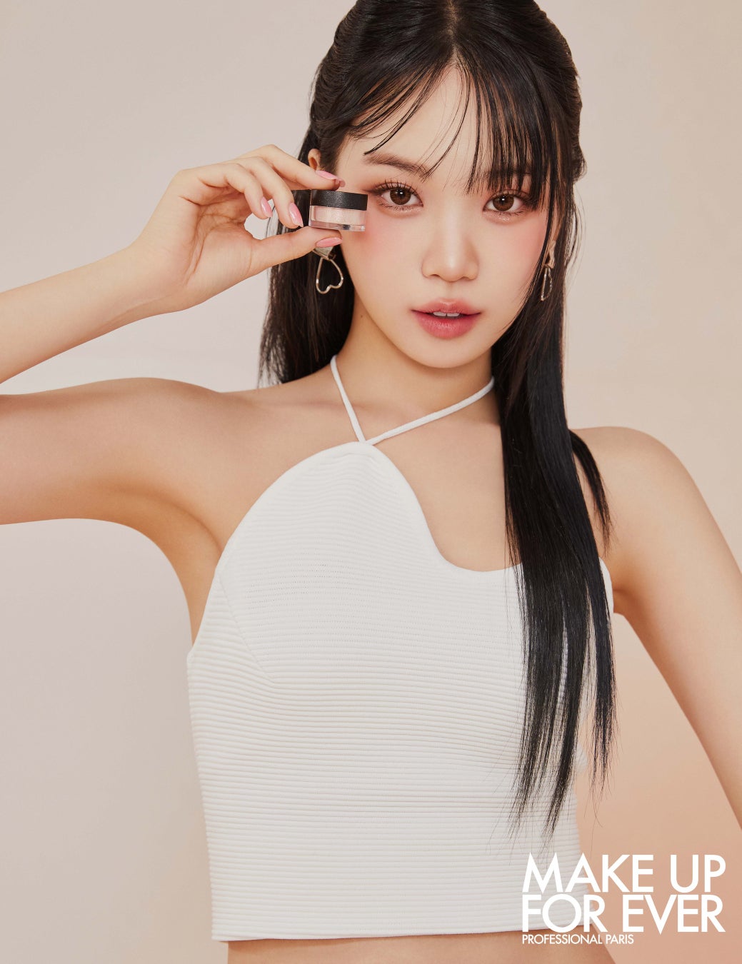 メイクアップフォーエバー ジャパンアンバサダー LE SSERAFIM（ル セラフィム）のKIM CHAEWON キュートなEYEフォーカスルックを披露！のサブ画像2