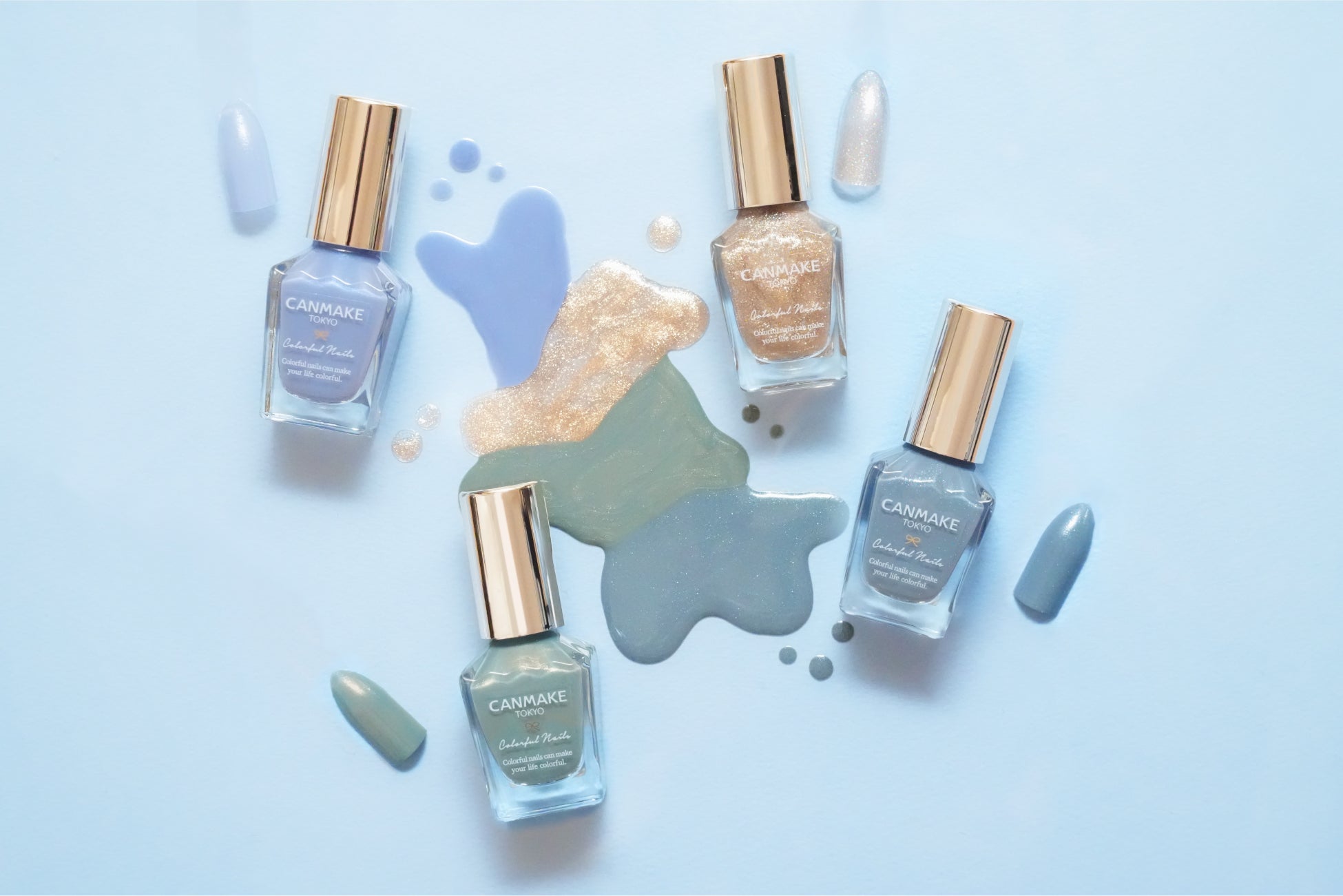 【キャンメイク】まるで魔法のような輝き⁉贅沢に輝くリキッドアイシャドウに新色登場！1つで３役マルチマスカラや空模様をイメージしたネイルの新色も6月下旬より発売のサブ画像9