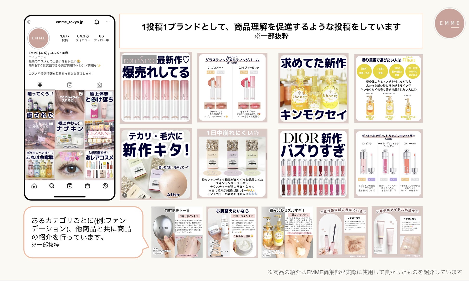 【EMME ベストコスメ 2023上期】総フォロワー145万人以上の美容コスメメディアEMME。そのフォロワーが選んだ2023年上期のベストコスメをランキング形式で発表のサブ画像7