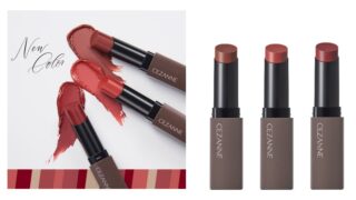 塗りたての色・艶が続く、高密着ジェル膜リップ「セザンヌ リップカラーシールド」に多彩なスタイルにマッチする印象チェンジのニュートラルなカラー新３色が登場！のメイン画像