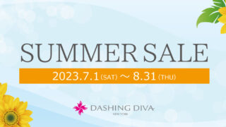 ネイルサロン ダッシングディバ 半期に一度のビッグセール「DASHINGDIVA SUMMER SALE」開催！人気の美容アイテムやオーガニック化粧品が勢ぞろいのメイン画像