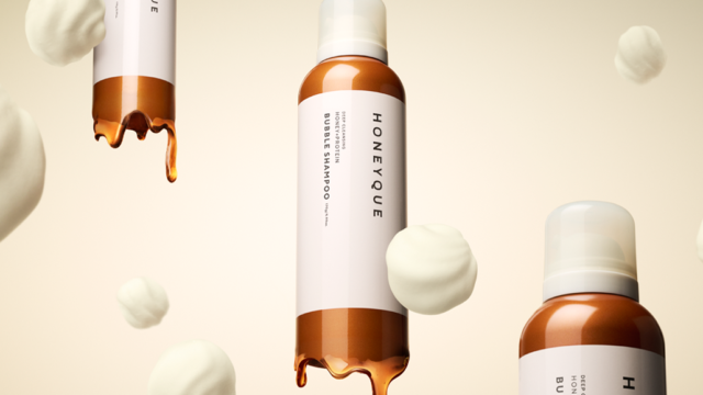 髪の芯から鍛えるヘアケアブランド「HONEYQUE（ハニーク）」より、上質な蜜泡で洗浄と保水の両立を叶える「炭酸シャンプー」が新発売！のメイン画像