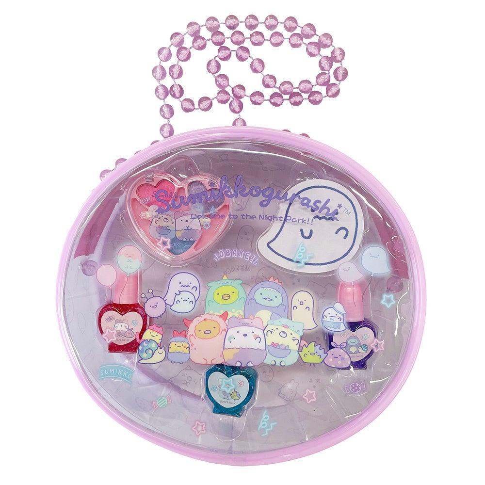 「すみっコぐらし」とおしゃれが楽しめるショルダーバッグコスメセットのサブ画像2_ショルダーバッグコスメセット〈すみっコぐらし おばけのナイトパーク〉