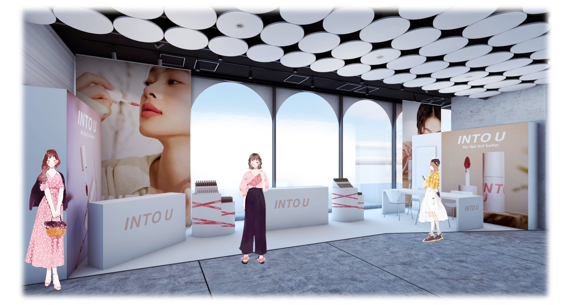 中国コスメ「INTO U」が新作リップや日本未展開コスメを先行体験できる期間限定ポップアップイベントを開催！のサブ画像1